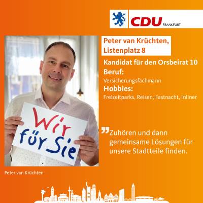Listenplatz 8, Peter van Krchten - Listenplatz 8, Peter van Krüchten